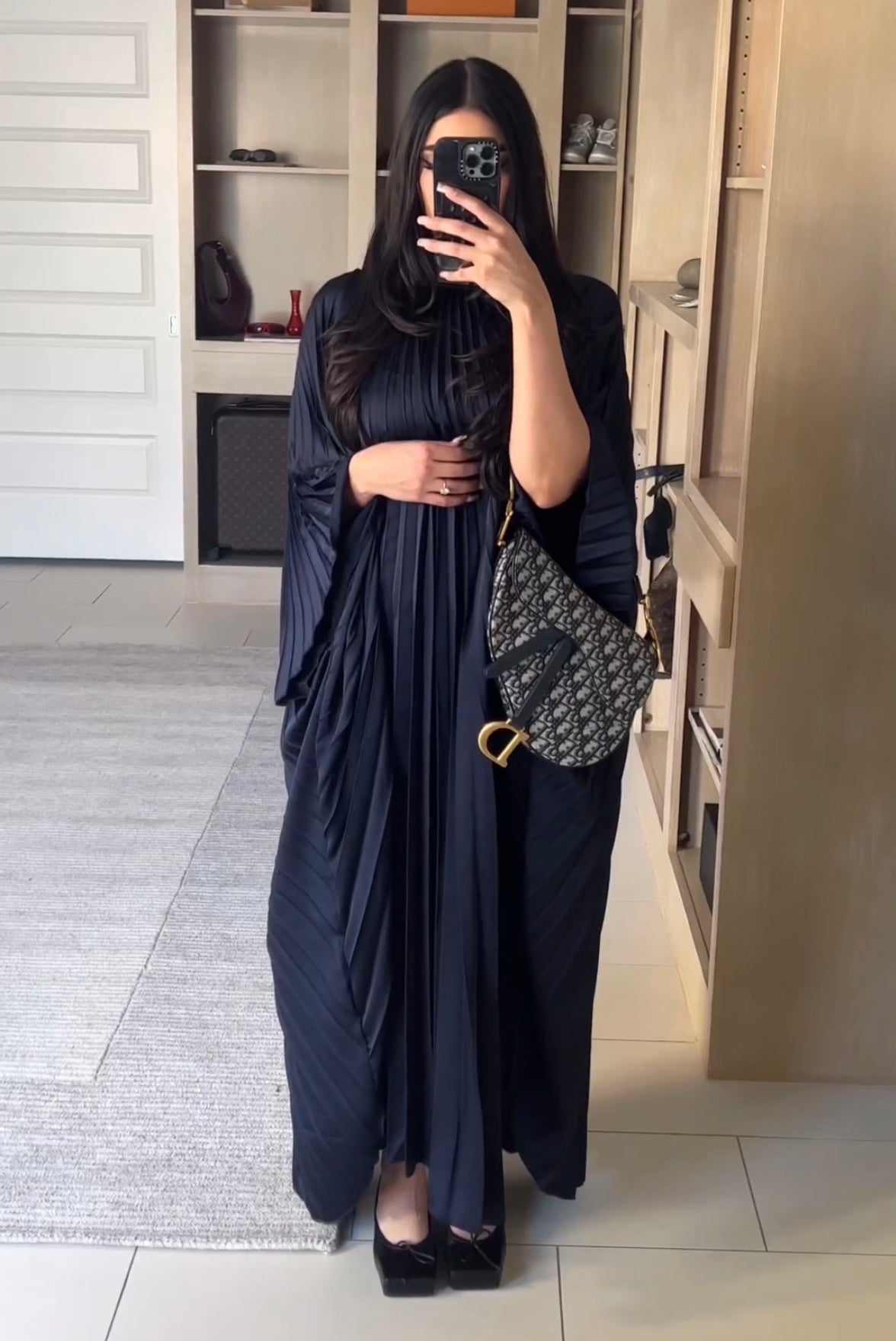 Plissee abaya